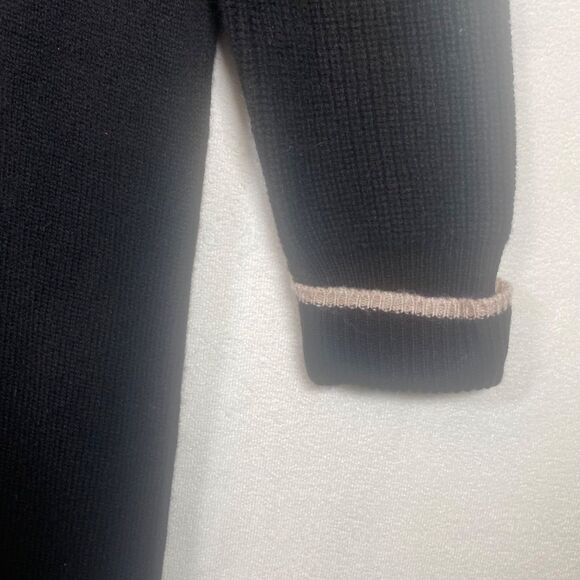 Joules Hallie Black Wool Cashmere Turtleneck Sweater Dress Size 8 - Picture 10 of 14